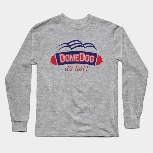 Dome Dog...It's Hot! Long Sleeve T-Shirt by tailgatemercantile